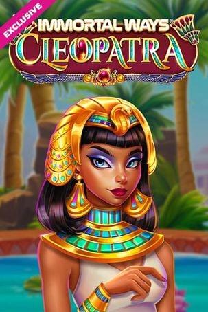 Cleopatra with golden Egyptian background